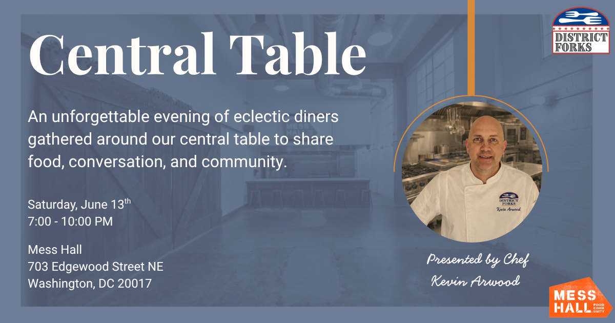 Central Table Pop-up event graphic